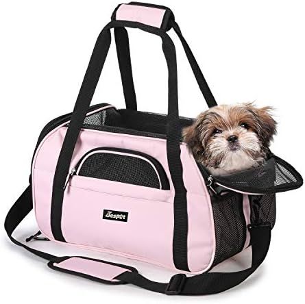 JESPET Soft-Sided Kennel Pet Carrier for Small Dogs, Cats, Puppy, Airline Approved Cat Carriers D... | Amazon (US)