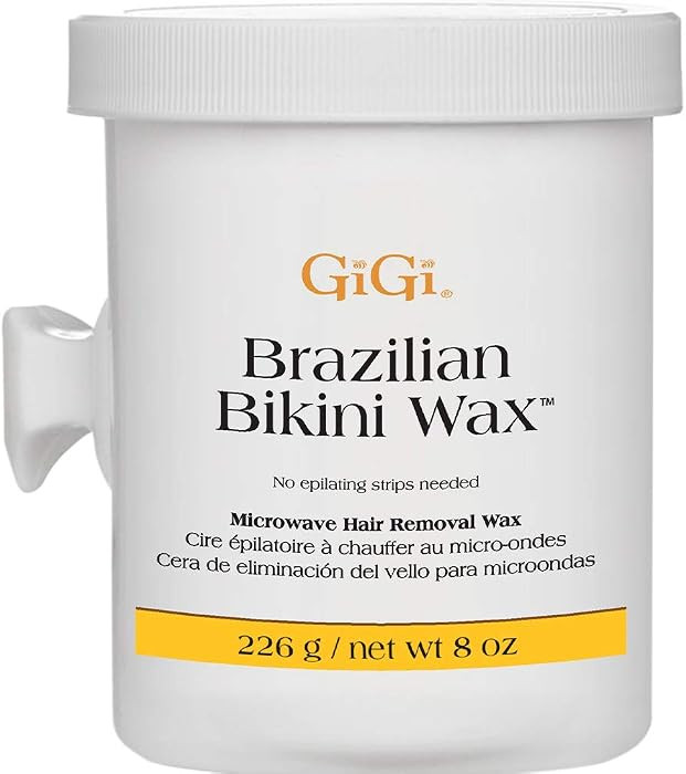GIGI Brazilian Bikini Wax Microwave Formula, Painless, Residue-Free Hard Wax for Coarse Hair, Per... | Amazon (US)