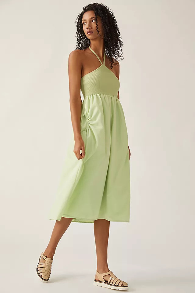 Lalavon Twofer Midi Dress | Anthropologie (US)