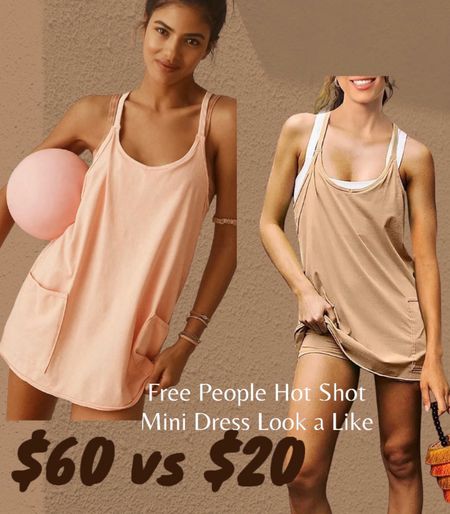 Free People hot shot mini dress look a like for way less. Dress with built in shorts 

#LTKfit #LTKunder50 #LTKstyletip