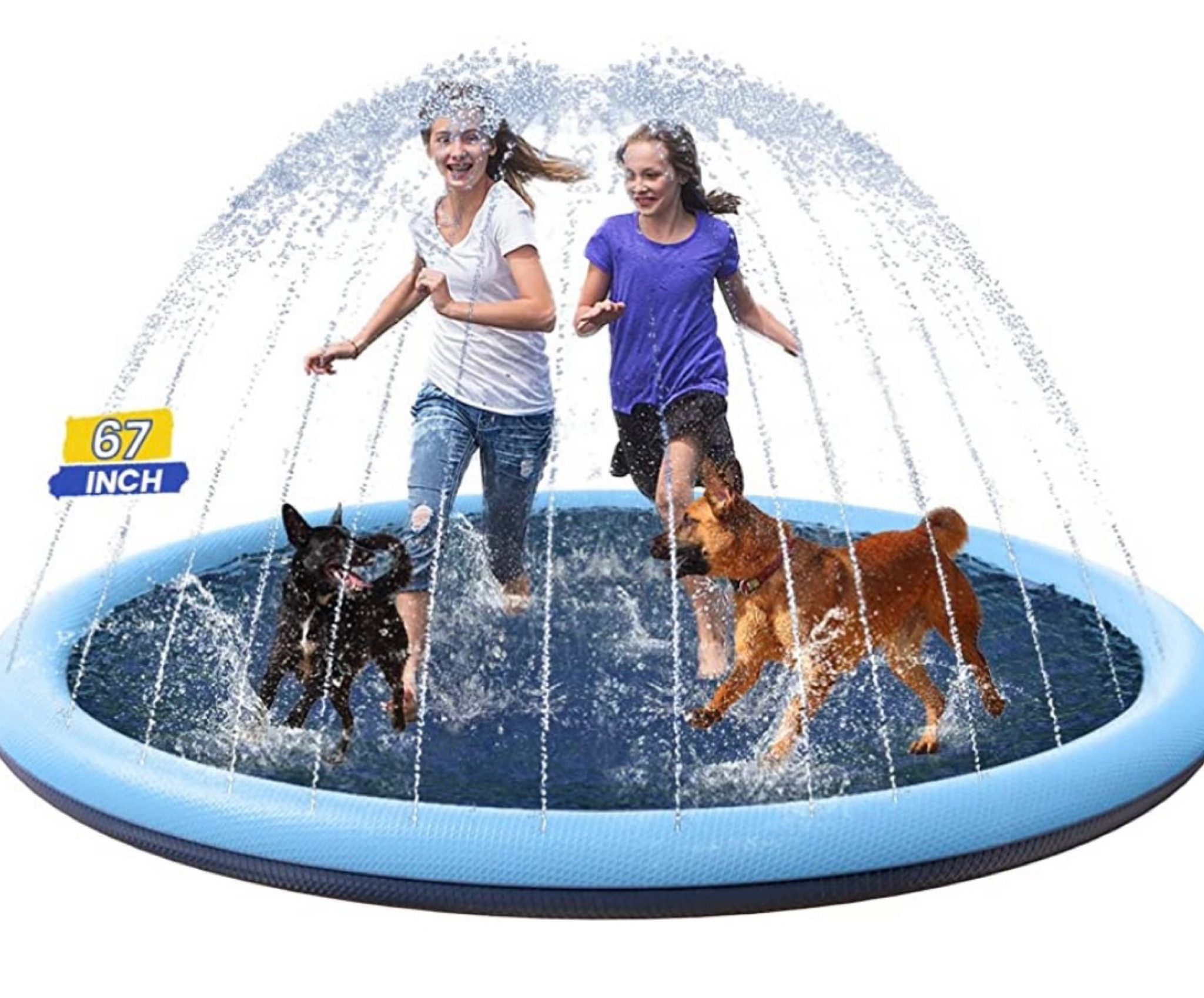 We LOVE this splash pad! Perfect for the pets & kids & very easy to use in the yard & then put away. 

#LTKfamily #LTKSeasonal #LTKswim