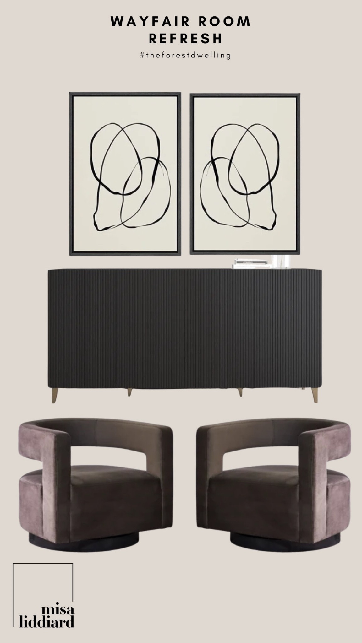 Here is some inspiration from Wayfare, but kind of looks like Restoration Hardware. These are the chairs that look like our swivel chairs from our RH.

#LTKFind #LTKhome