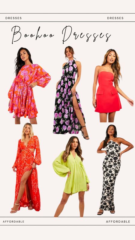 Dresses I’m loving from boohoo