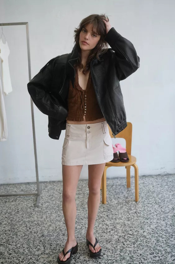 FAUX LEATHER JACKET | Zara UK