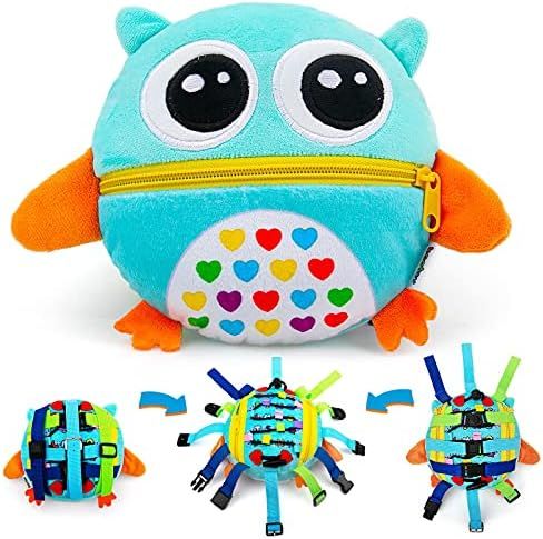 Amazon.com: beetoy Sensory Buckle Pillow Toys for Toddlers, Sensory Toys for Learning Fine Motor ... | Amazon (US)