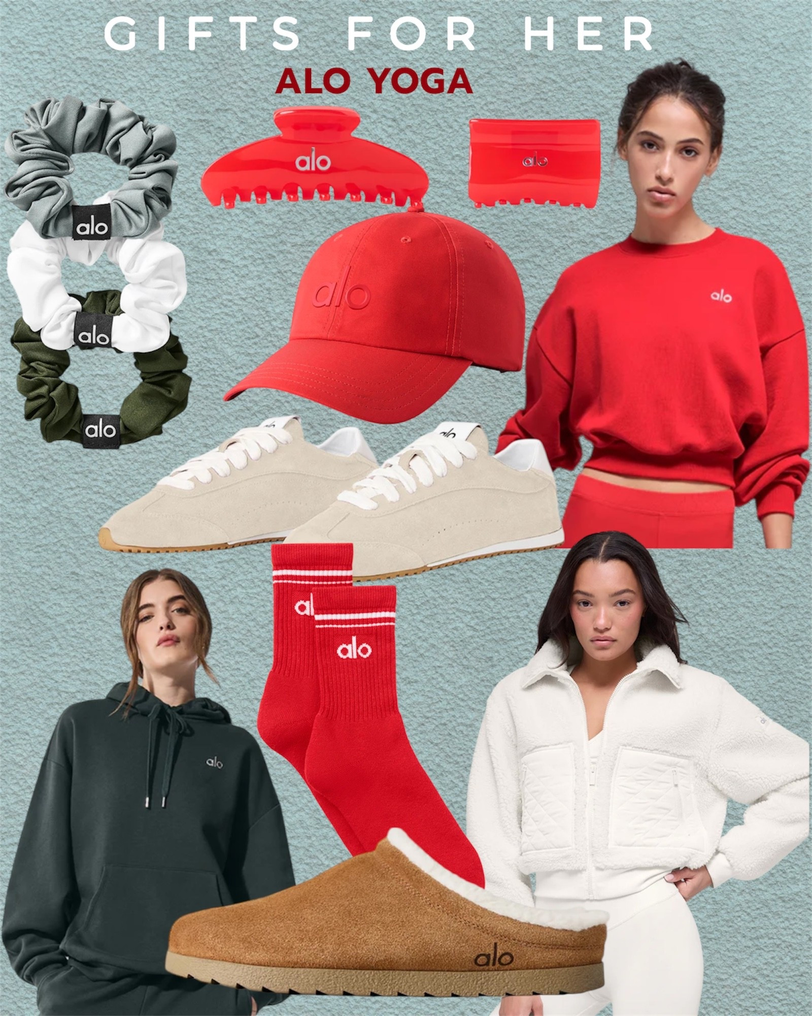 Gifts for her from Alo Yoga 🎁✨
Cozy, sporty, and perfect for every woman on your list. Sharing my top Alo favorites — scrunchies, hats, sherpa jackets, hoodies, socks and sneakers. These are best-selling Alo gifts and so easy to wear all year.




Alo slippers, Alo outerwear, Alo lounge, Alo accessories, Alo gifts for her , Alo active 

#LTKActive #LTKU #LTKSeasonal #LTKHoliday #LTKGiftGuide