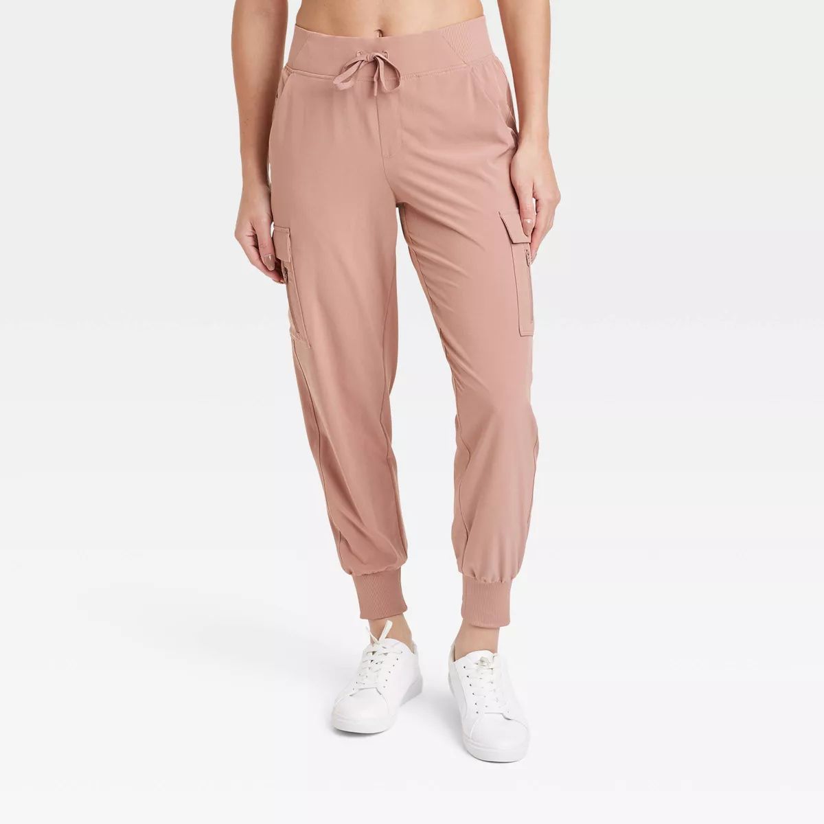 Women's Stretch Woven Tapered Cargo Pants - All in Motion™ | Target