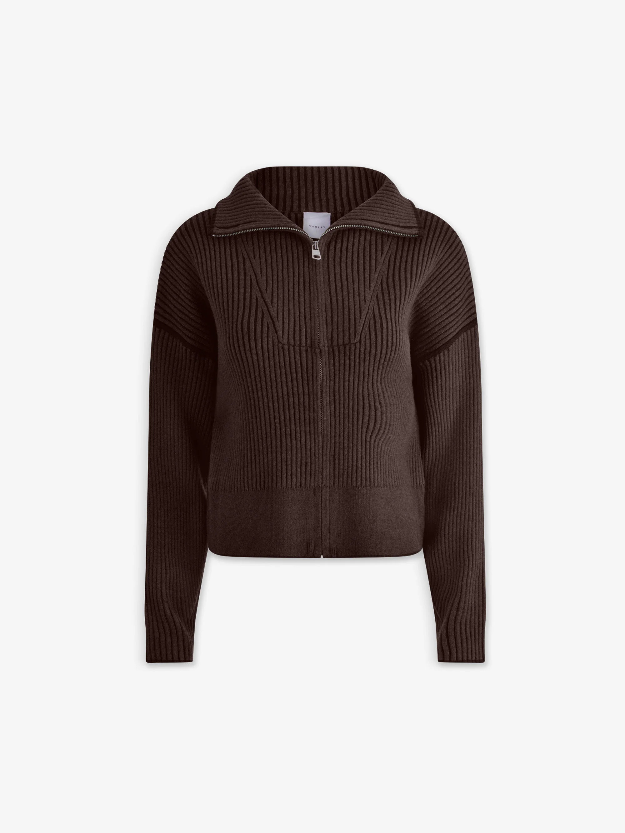 Carmen Zip-Through Rib Knit | Varley USA