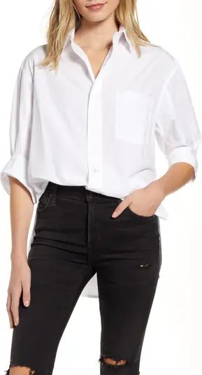 Kayla White Cotton Shirt | Nordstrom