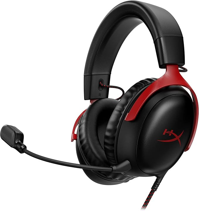HyperX Cloud III – Wired Gaming Headset, PC, PS5, Xbox Series X|S, Angled 53mm Drivers, DTS Spa... | Amazon (US)