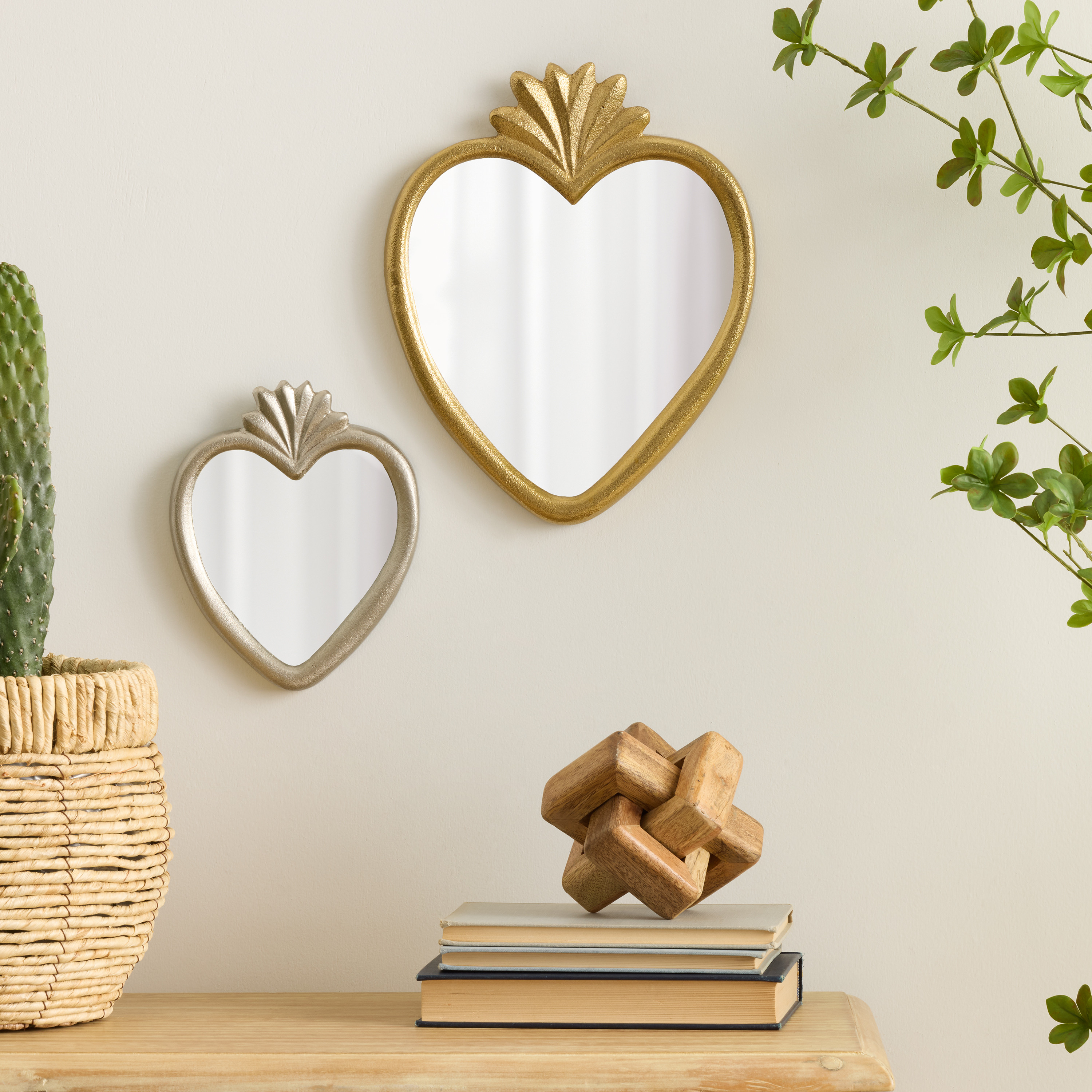 Metal Milagro Heart Shaped Wall Mirror Collection | World Market