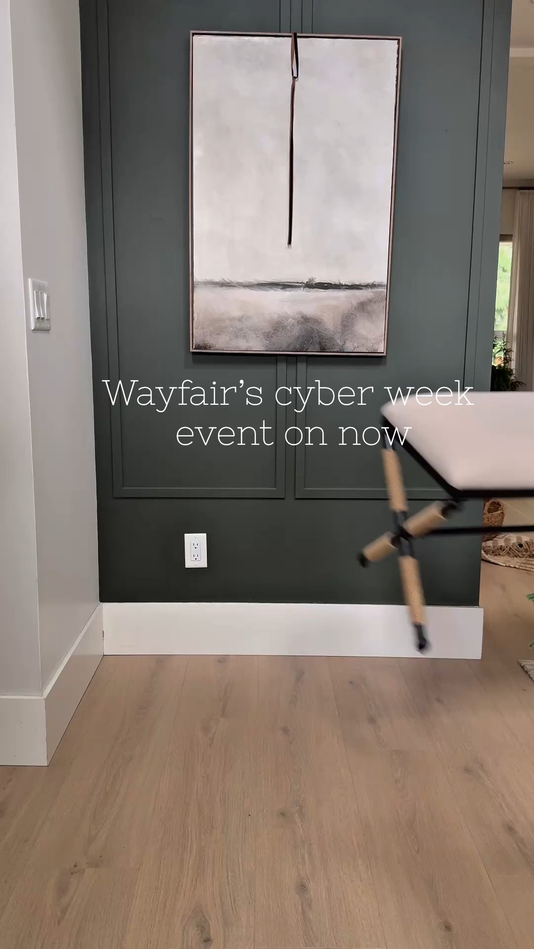 @Wayfair: Cyber Week event on now. I’m loving these new pieces for my entryway! A perfect 4’ size bench and natural jute rug✨

ad #wayfair #wayfairpartner 