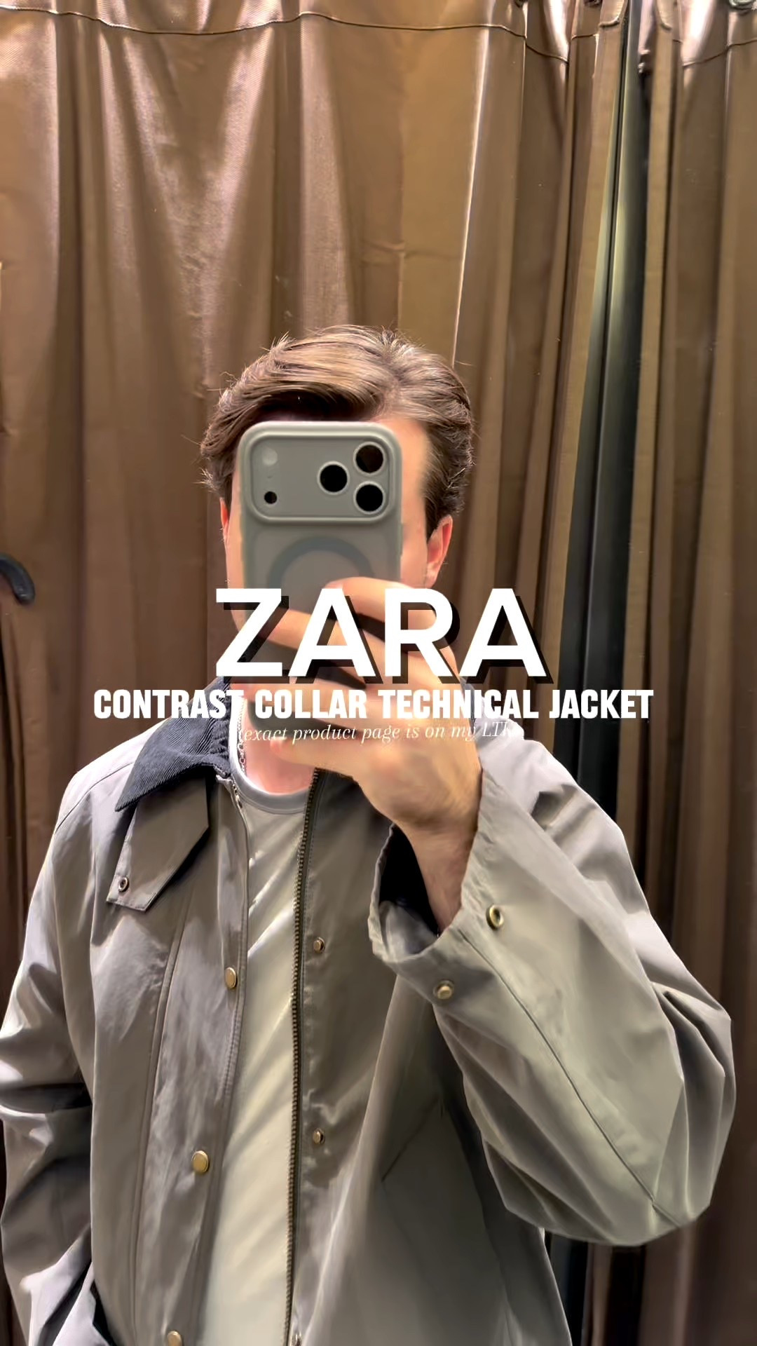 This Zara contrast collar technical jacket looks sick in person, & has tons of small details you’d normally see from a small crafted brand. Fits true to size. I’m wearing a large and I’m 5’11 

#LTKMens #LTKWorkwear #LTKSeasonal