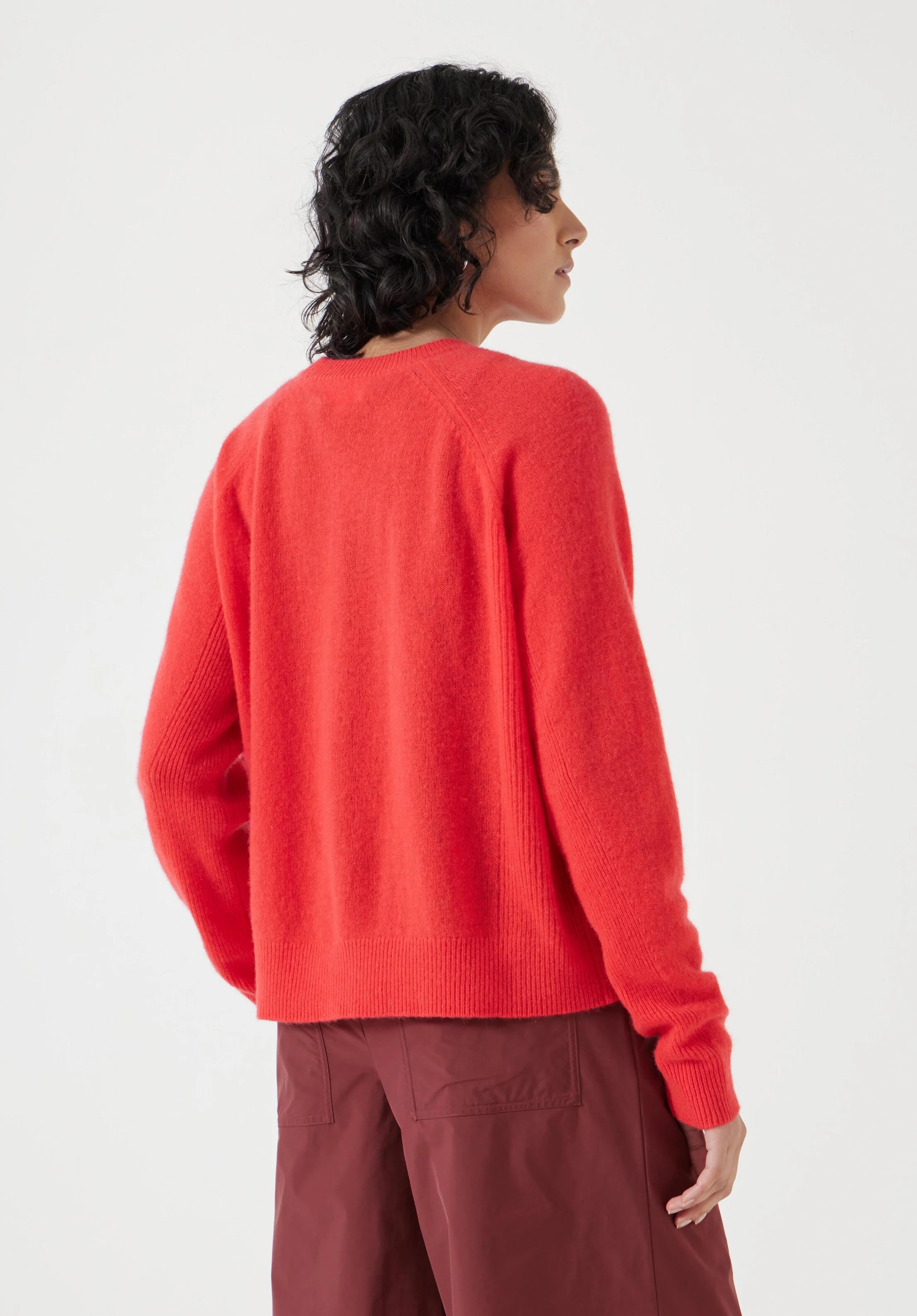 Jasmine Cashmere Rib Detail Jumper | Hush UK