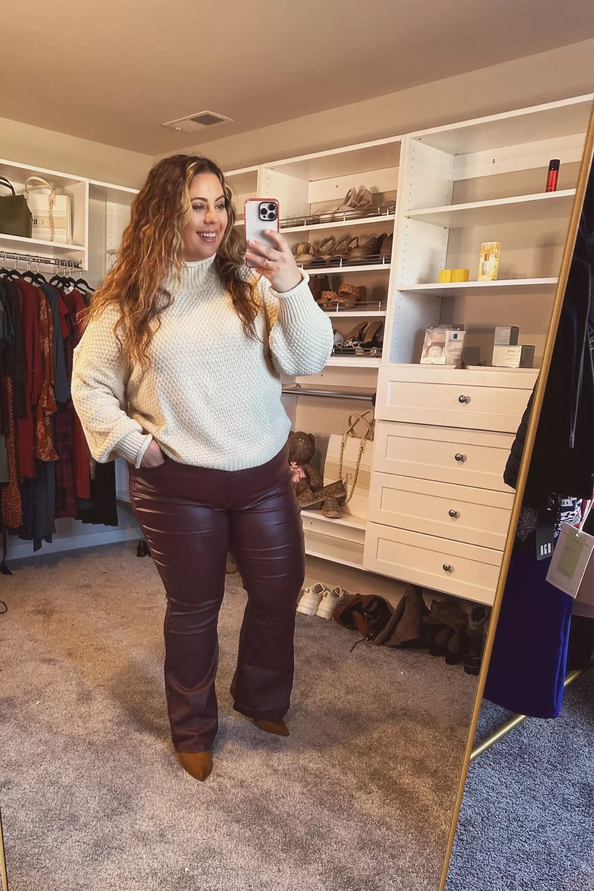 Plus Size Faux Leather Trouser … curated on LTK
