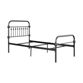 Homy Casa Black Twin Bed Frame Bed Metal Platform Bed Foundation GOBERT TWIN - The Home Depot | The Home Depot