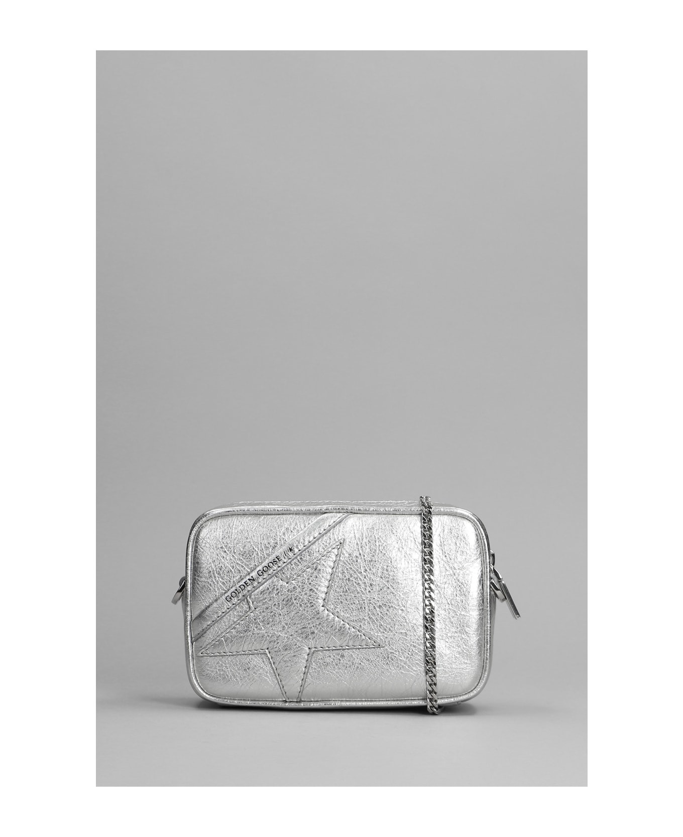 Mini Star Shoulder Bag In Silver Leather | Italist.com US
