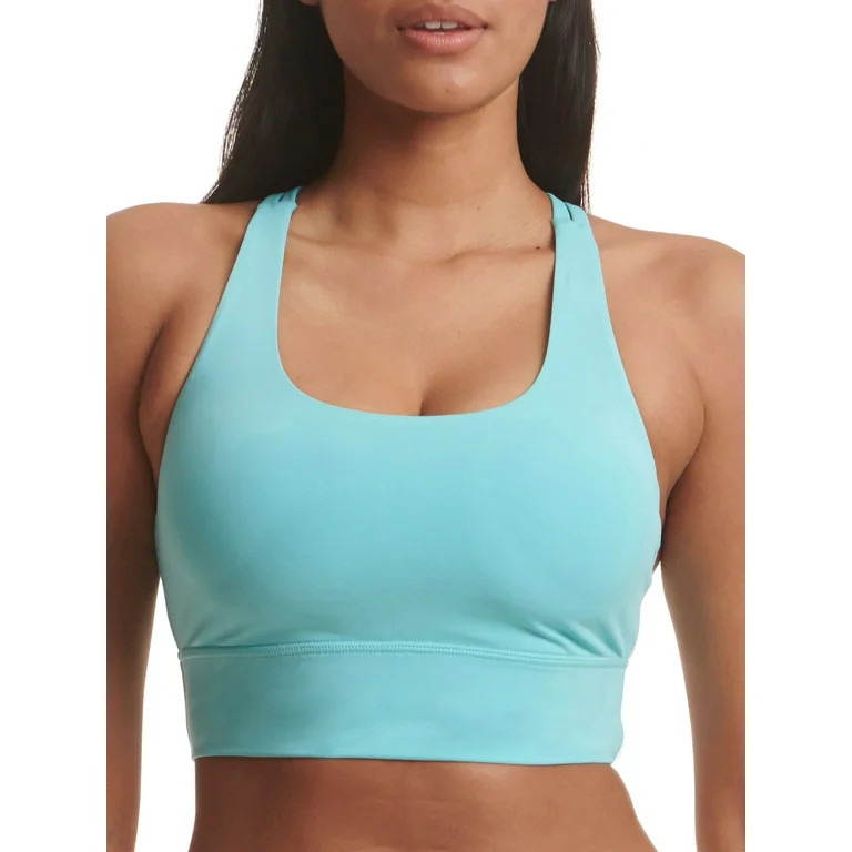 Avia Women's Strappy Cross Back Sports Bra - Walmart.com | Walmart (US)