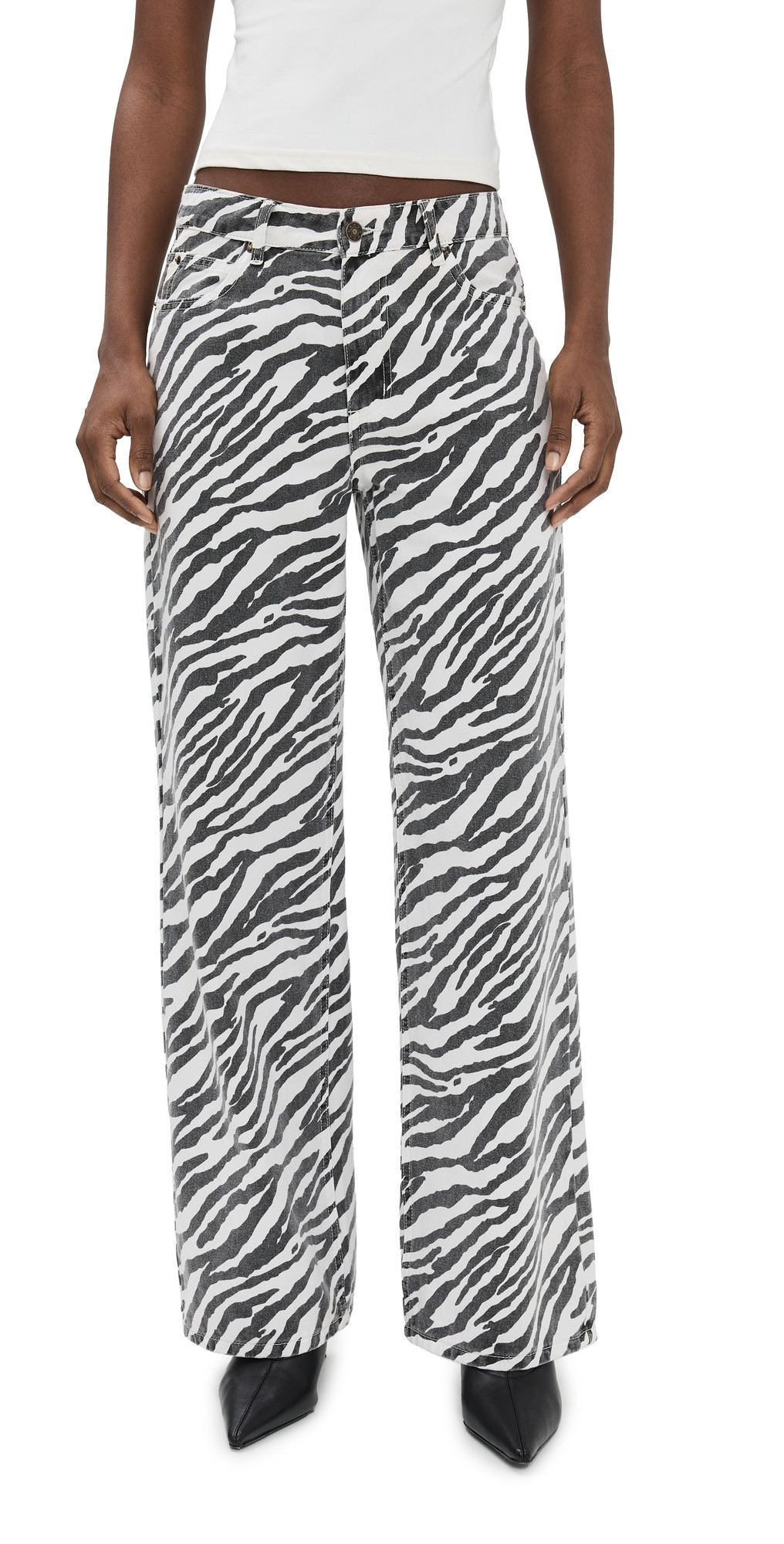 Lioness Top Model Jeans Zebra M | Shopbop