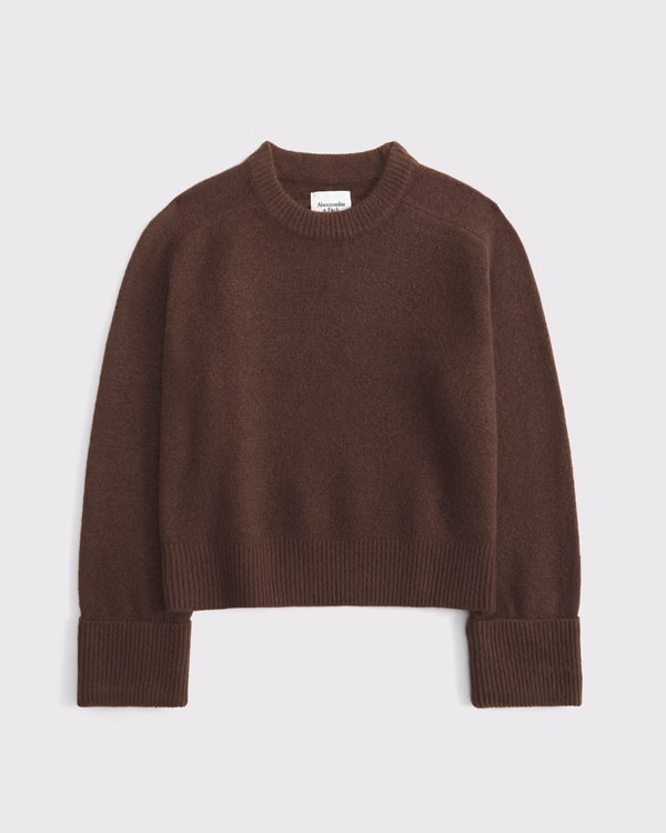 The A&F Madeline Crew Sweater | Abercrombie & Fitch (US)