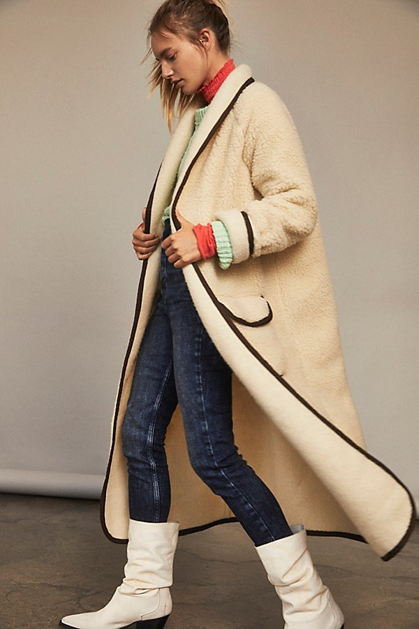 Irresistable Teddy Cardi by Free People, Cream, S | Free People (Global - UK&FR Excluded)