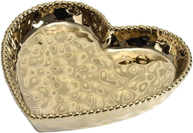 Pampa Bay Love is in the Air Medium Heart Dish (1, Gold) | Amazon (US)