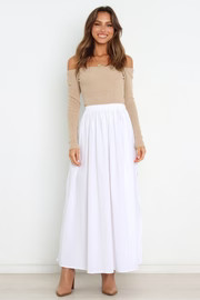 Amaris Skirt - White | Petal & Pup (US)
