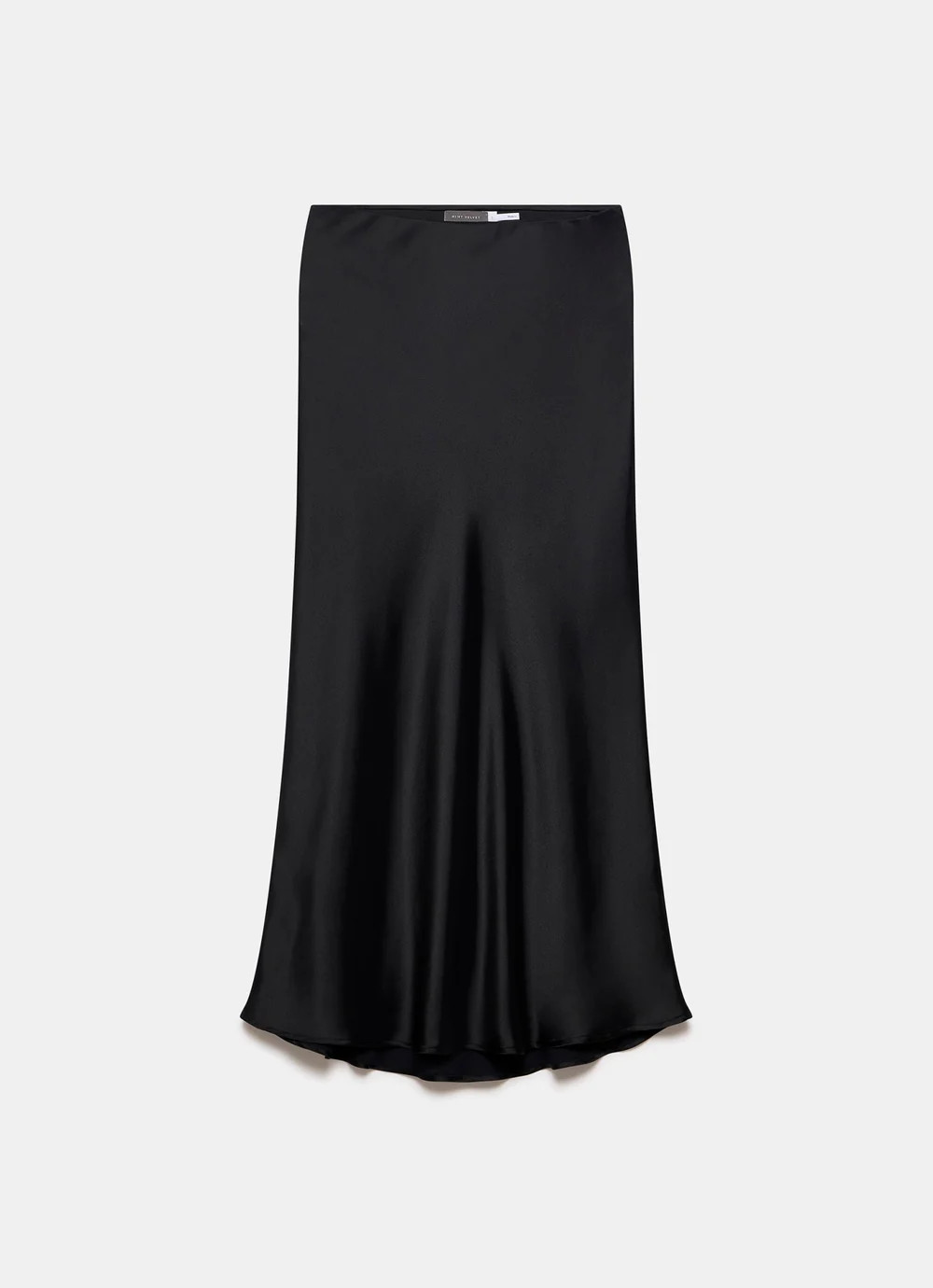 Black Satin Maxi Slip Skirt | Mint Velvet