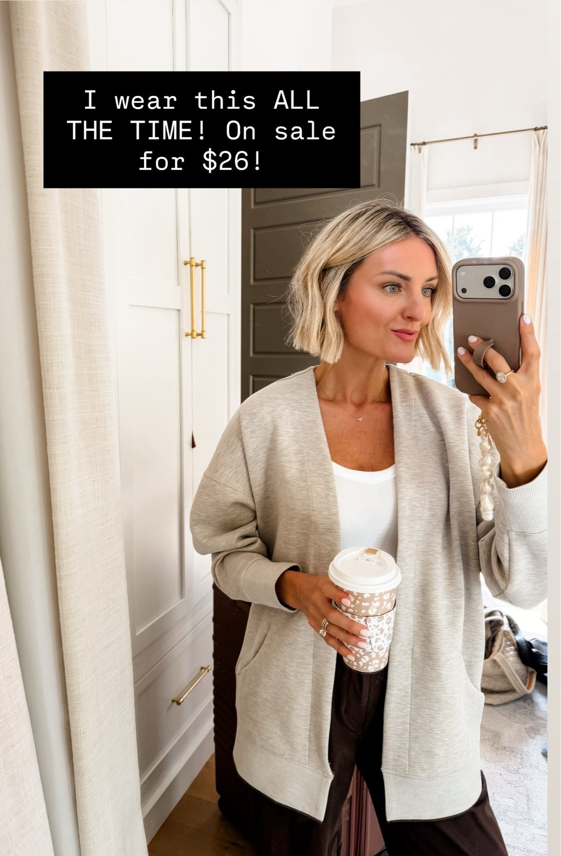 The best cardigan to wear over athleisure! Wearing S! Currently on sale this weekend 

Loverly Grey, Target, cardigan, Labor Day sales

#LTKSaleAlert #LTKSeasonal