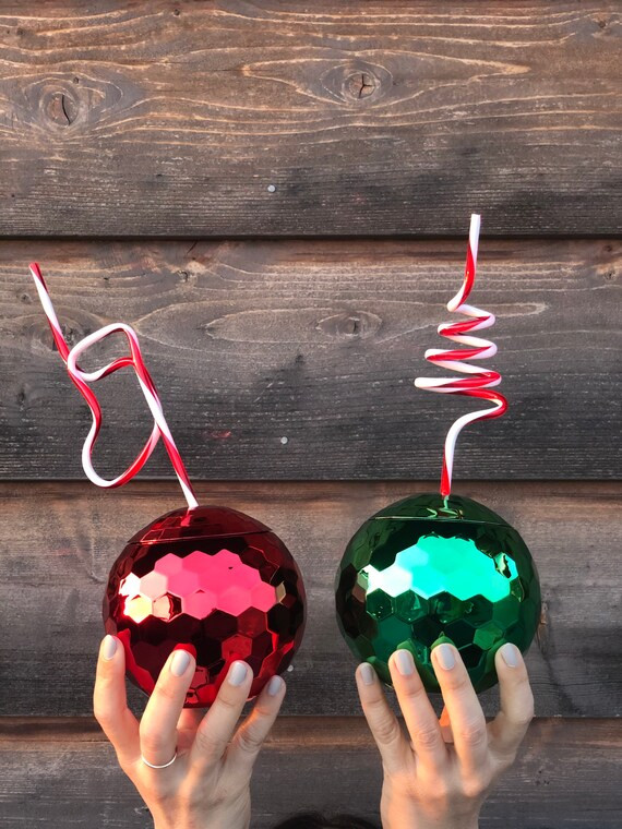 CHRISTMAS DISCO BALL Party Cup, Stocking Stuffer, Secret Santa, White Elephant, Drink Tumbler, Ch... | Etsy (US)