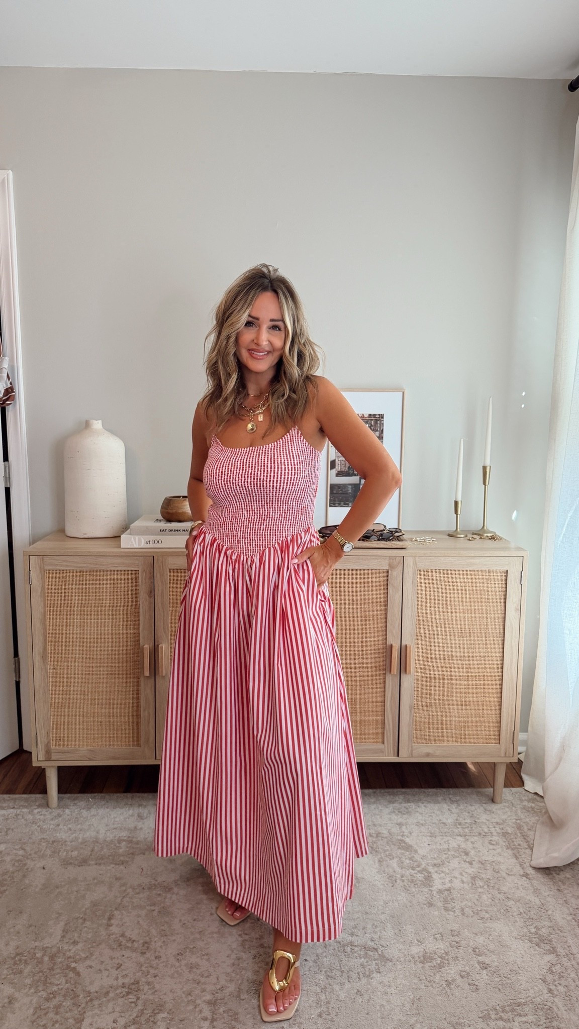 25% off all dresses + an extra 20% off at checkout with AFLTK @abercrombie size S red striped dress long length + size 26 denim curve love long length. for anything vici use LEANN35 to save $$! spring outfits

#LTKxAbercrombie #LTKootd #LTKSaleAlert