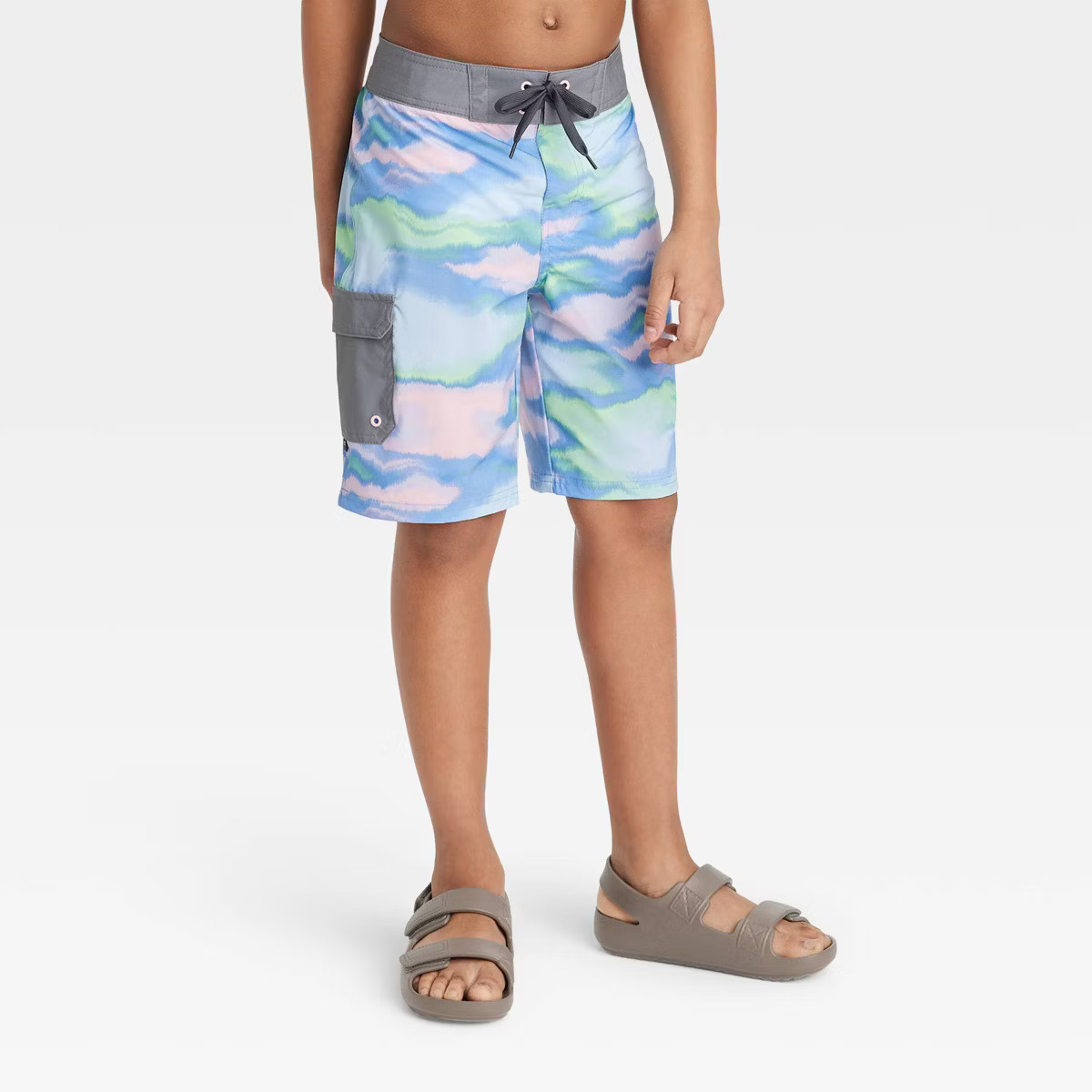 Boys' Tie-Dye Swim Trunks - art class™ | Target