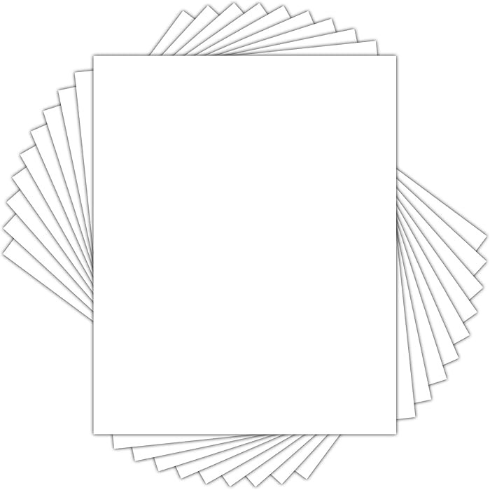 Golden State Art, 8x10 White Backing Board, Backer Boards for Frame, Picture (10 Pack) | Amazon (US)