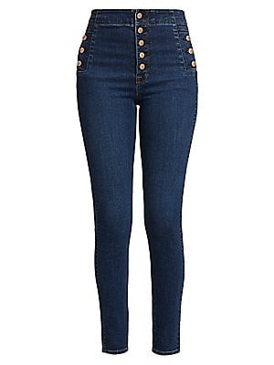 Natasha Sky High-Rise Skinny Jeans | Saks Fifth Avenue