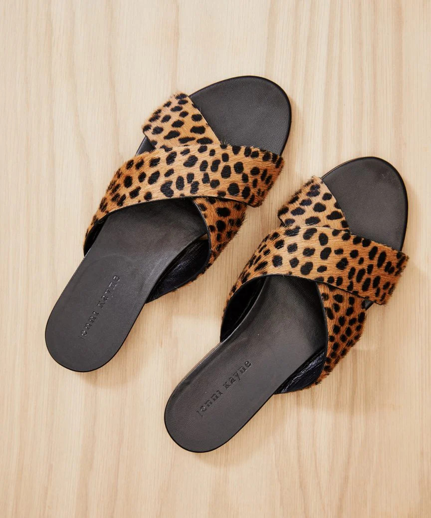 Pony Hair Crossover Sandal | Jenni Kayne