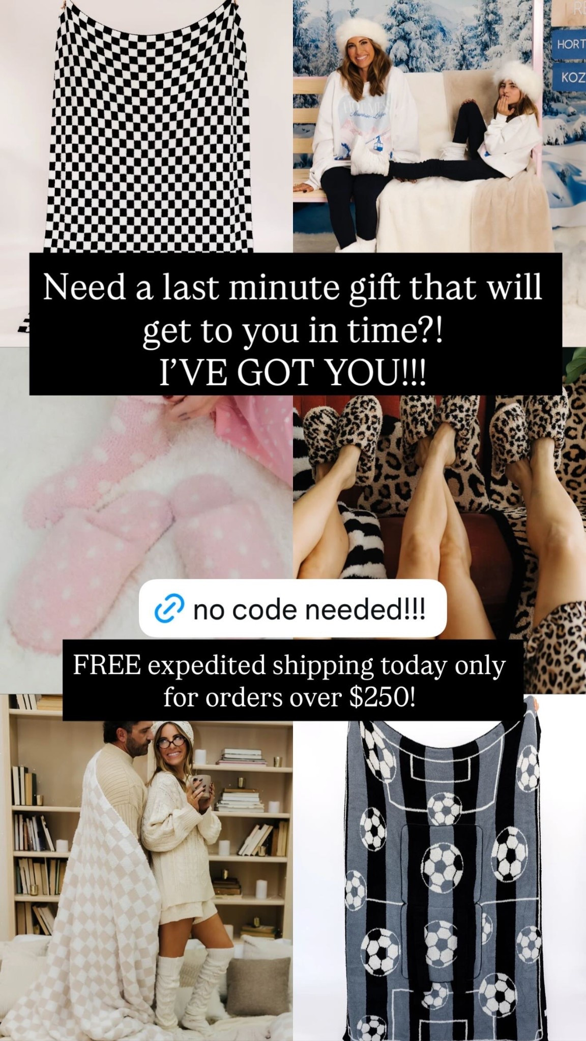 FREE expedited shipping today only for orders over $250! Need a last minute gift that will get to you in time?!
I’VE GOT YOU!!!