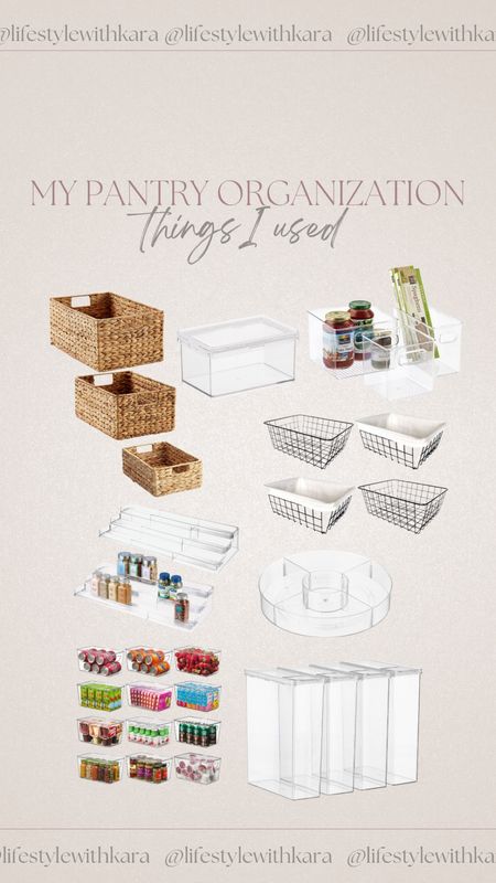 Things I used in organizing our pantry! Grab them now during cyber Monday deals! 

#LTKhome #LTKCyberWeek #LTKsalealert
