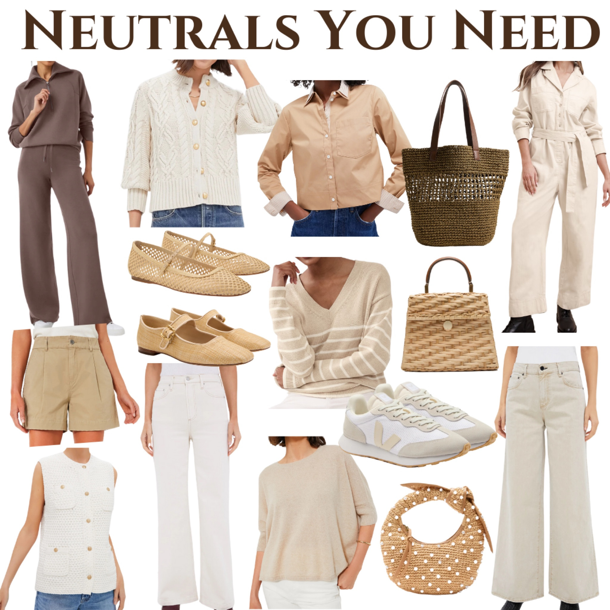 Neutral color, palette, you need in your wardrobe
