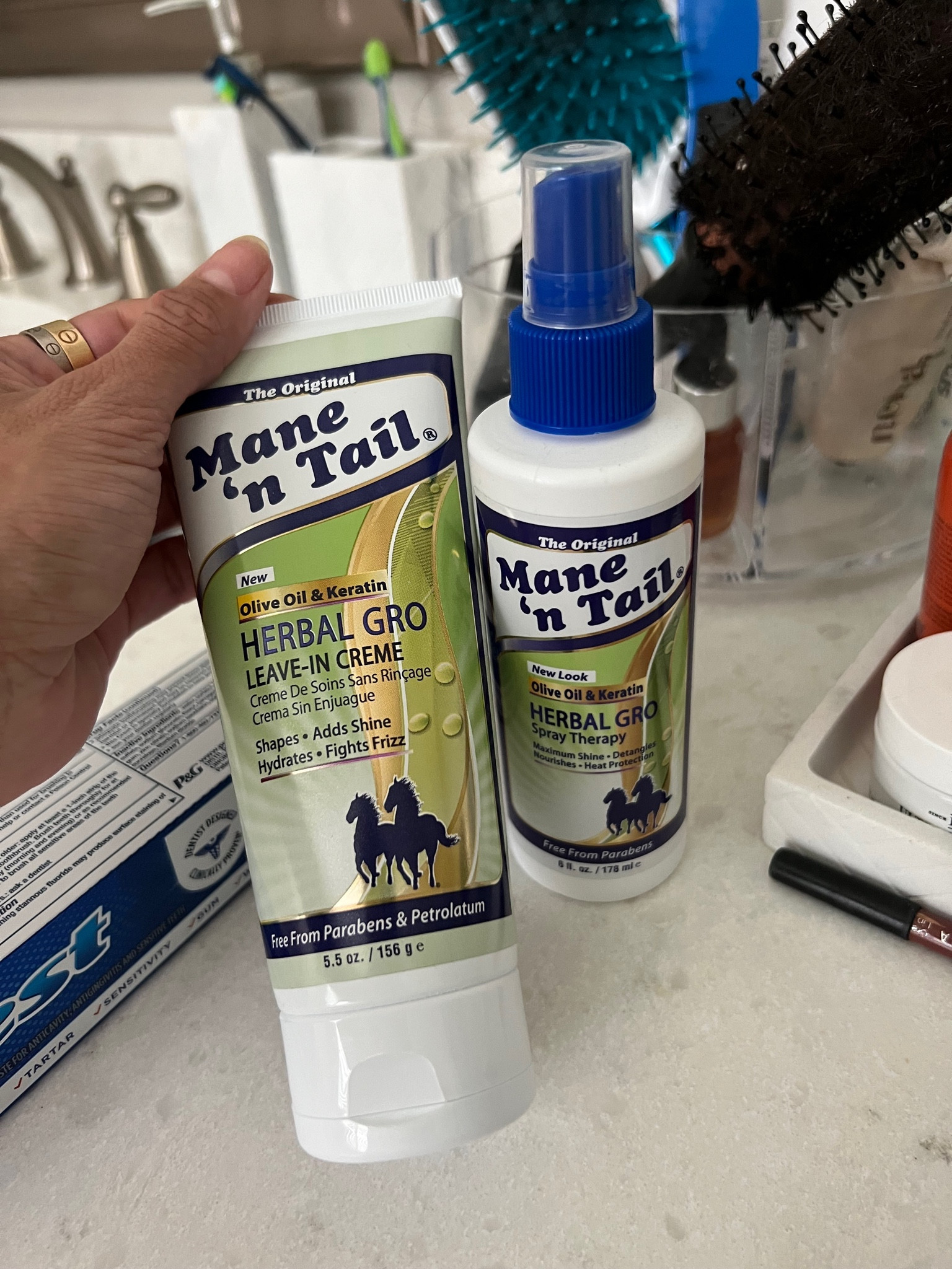 Mane’n Tail leave-in cream, spray therapy, hair and scalp treatment, #Manentail

#LTKunder50 

#LTKbeauty