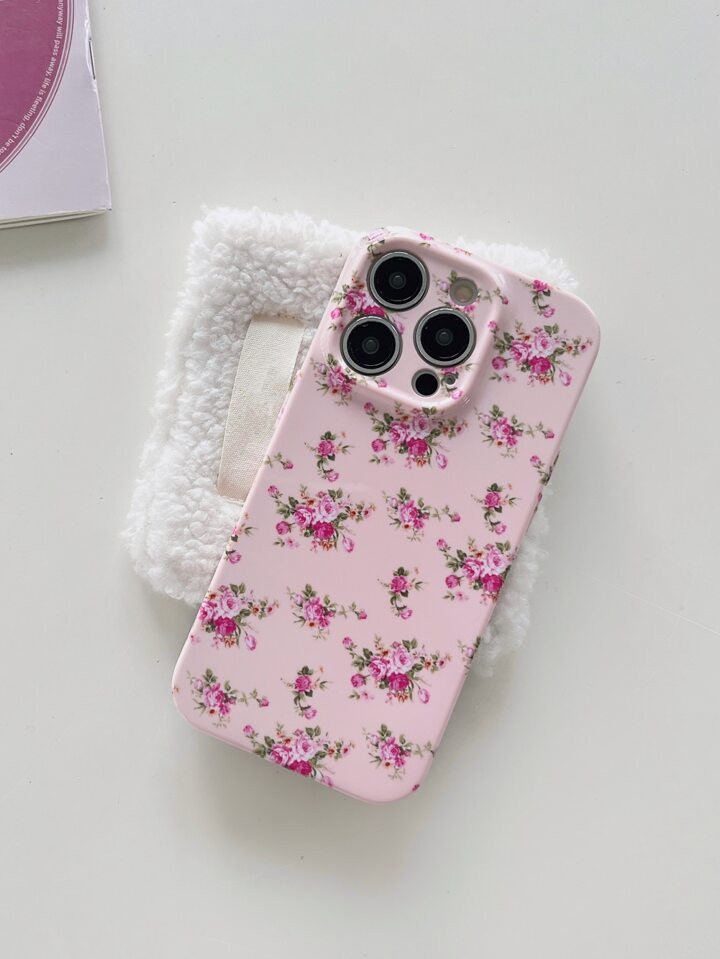 Floral Phone Case Compatible With iPhone15/15Plus/15Pro/15Promax | SHEIN