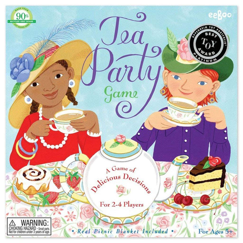 eeBoo: Tea Party Spinner Game, Develops Patience and Social Skills for Children, 2 to 4 Players, ... | Amazon (US)