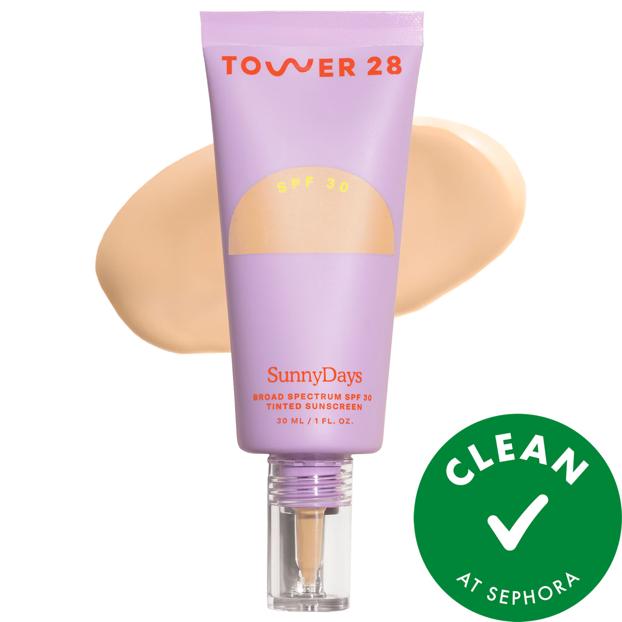 Tower 28 Beauty SunnyDays SPF 30 Tinted Sunscreen Foundation 15 Melrose 1 oz/ 30 mL | Sephora (US)