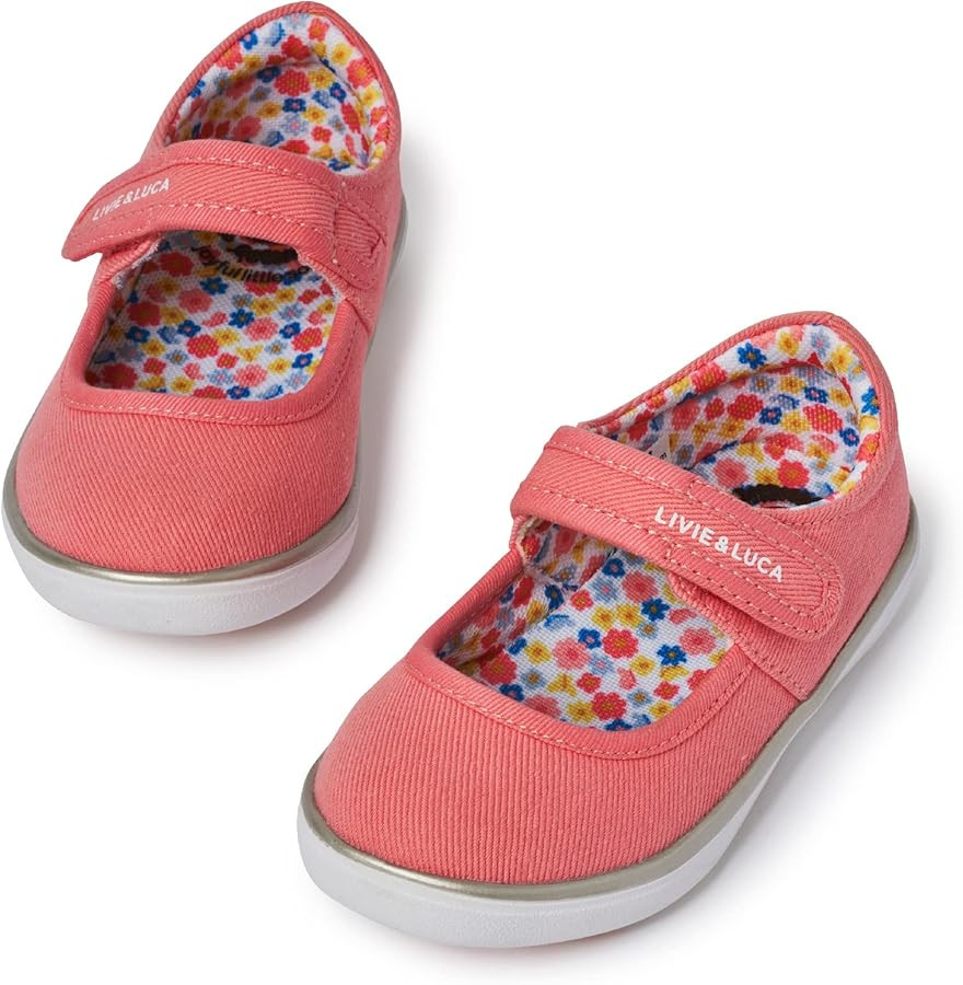 Ravine Eco Girls Mary Jane Toddler Shoes - 100% Vegan Anti Stink Technology - Certified Safe Foot Growth, Baby, Toddler, & Kids Mary Janes Flats for School Uniform, Dress Party, Wedding Flower Girl | Amazon (US)