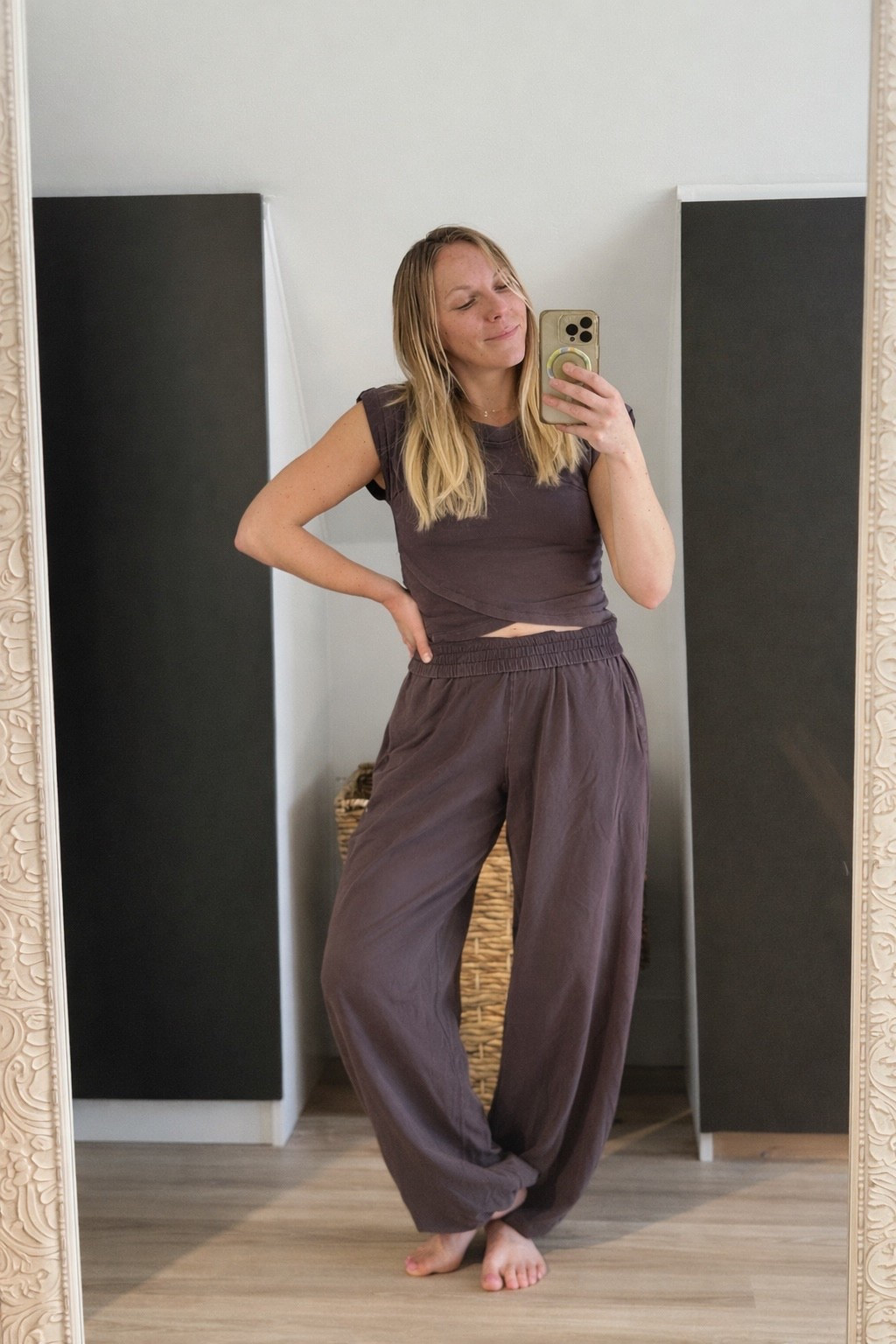 Such a perfect set, for travel, lounging, beach, anything! Could have sized down to my normal XS, this is a S and roomy.

#LTKselfcare #LTKTravel #LTKPetite