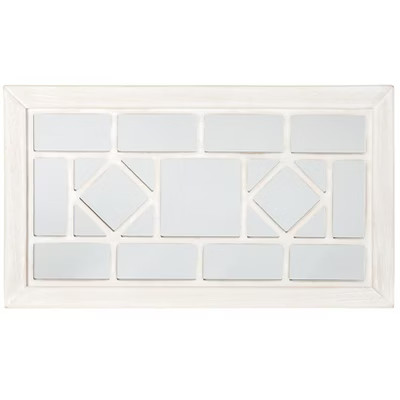 The Lakeside Collection Decorative Wooden Mirror - White | Target