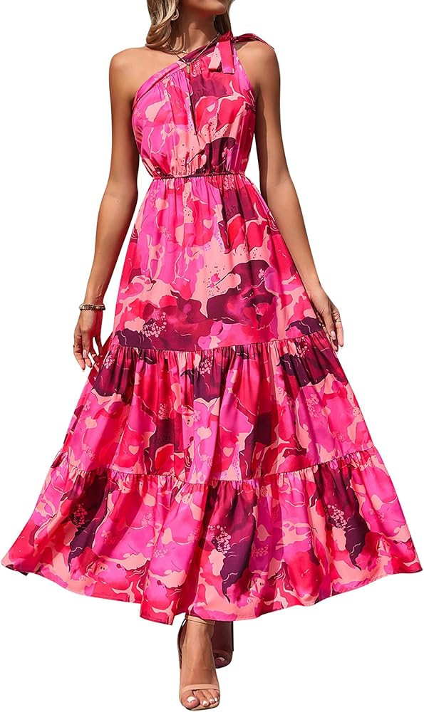 PRETTYGARDEN Womens Floral Fall Wedding Guest Dress Fall Dress Outfit Fall Dreses 2024 Amazon Fall | Amazon (US)