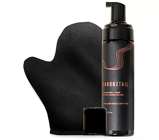 ABronzTail The One Tan +  Tone Whipped Tan ning Mousse - QVC.com | QVC
