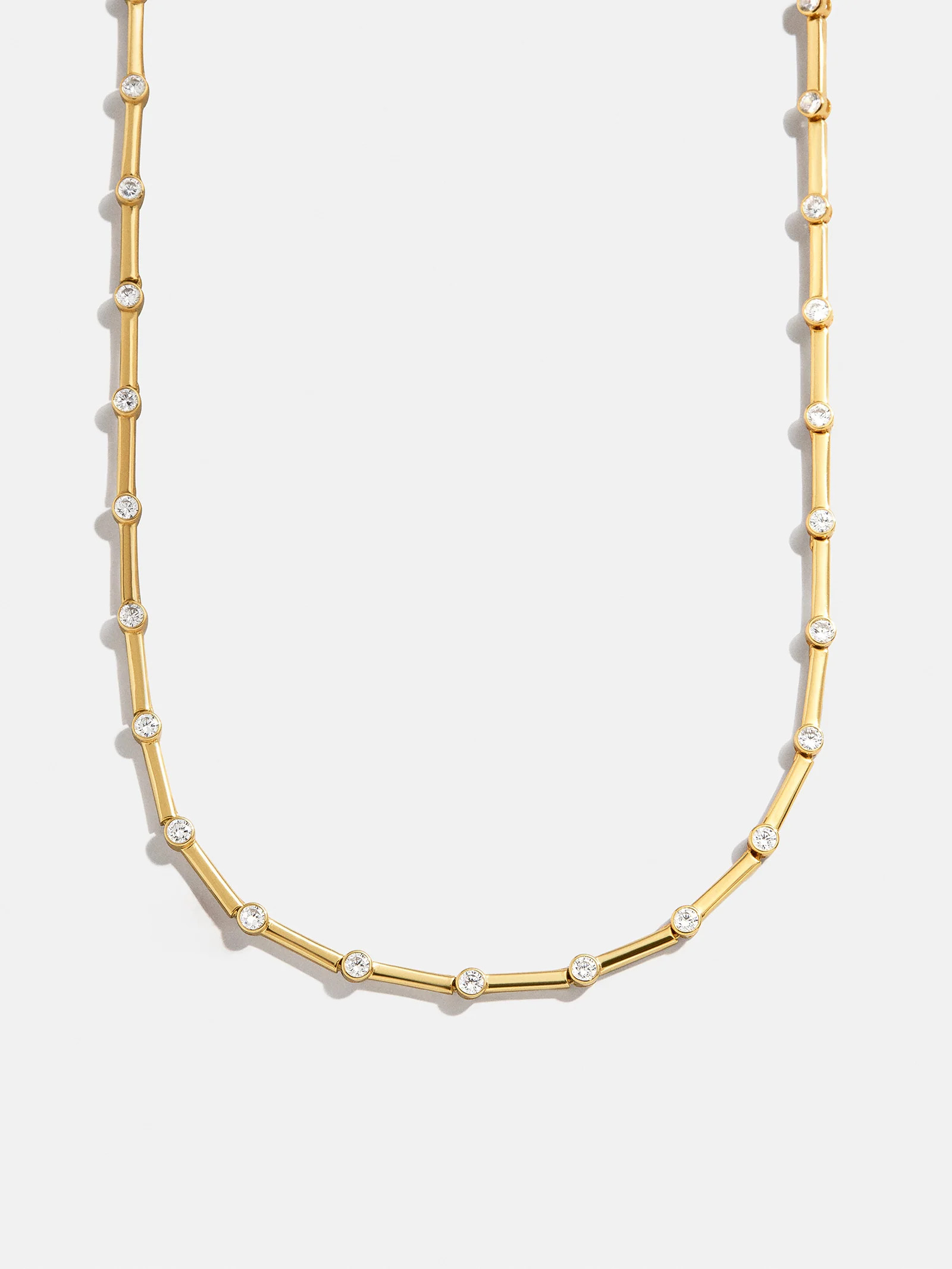 18K Gold Eve Necklace - Gold/Pavé | BaubleBar