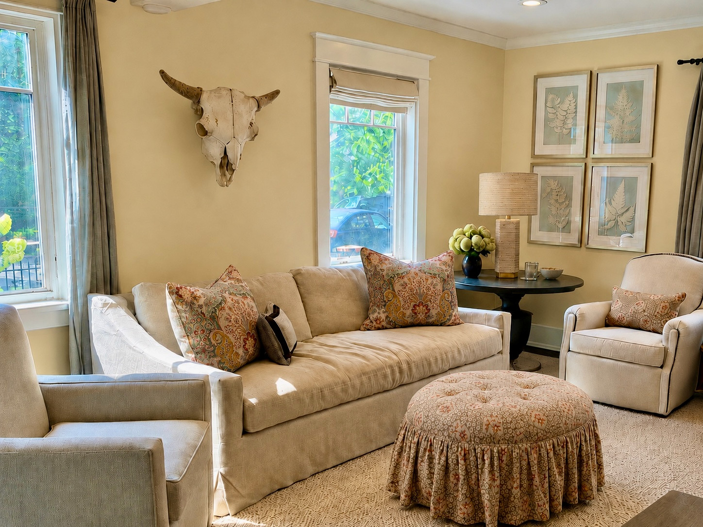 The best rooms don’t always start with all-new furniture. ✨

I love taking beautiful custom pieces from a previous generation and giving them a fresh new chapter. In this room, we mixed those special furnishings with a new rug, a new lamp and the clients’ own artwork to make everything feel warm, personal and completely current.

A little history + a few fresh layers = a room with so much more soul. 

 #LTKHome