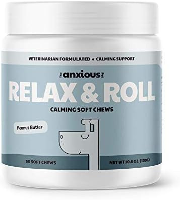 The Anxious Pet - Relax & Roll Calming Dog Treats - Dog Anxiety Relief Chews - Melatonin, Vegan, No  | Amazon (US)